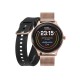 PACK RELOJ SMART ALUMINIO IP ROSA BRAZALETE Y CORR