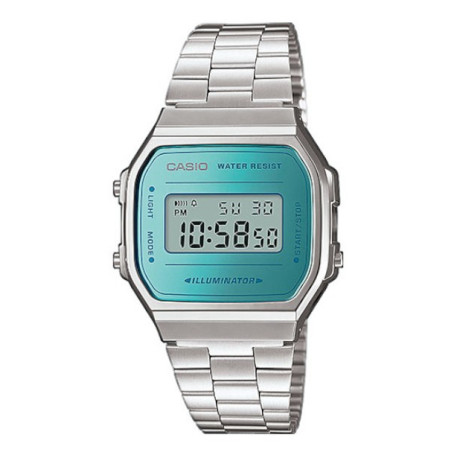 RELOJ DIGITAL PLATEADO CASIO