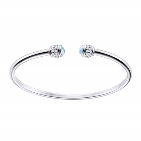 BRAZALETE TUBOGAS PLATA BLUE TOPAZ