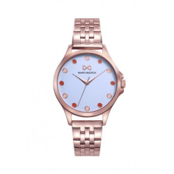 RELOJ ACERO IP ROSA BRAZALETE SRA MM