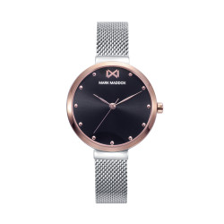 RELOJ ACERO IP ROSA BRAZALETE SRA MM