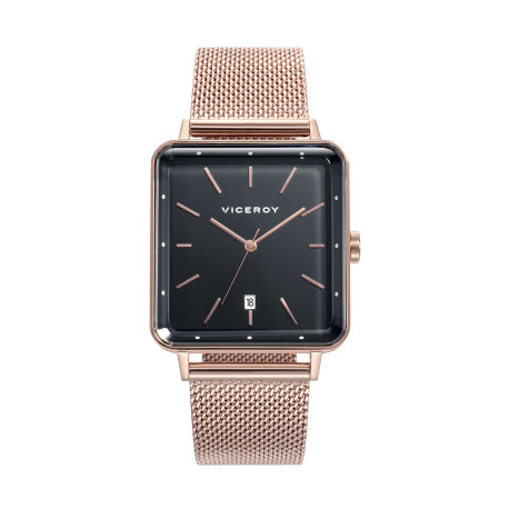 RELOJ ACERO IP ROSA BRAZALETE SR VA