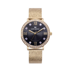 RELOJ ACERO IP DORADO BRAZALETE SRA MM