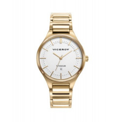 RELOJ TITANIO IP GOLD BRAZALETE SRA VA