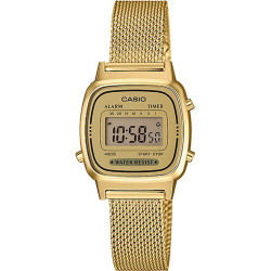 RELOJ DIGITAL DORADO