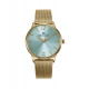 RELOJ ACERO IP DORADO BRAZALETE SRA MM