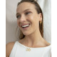 COLLAR PLATA DE LEY BAÑO ORO CIRC SRA JEWELS