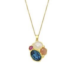  Collar Nedla acabado oro 18k