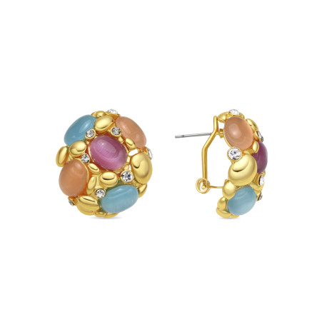 SGEU303744 - Pendientes Shyal acabado oro 18k