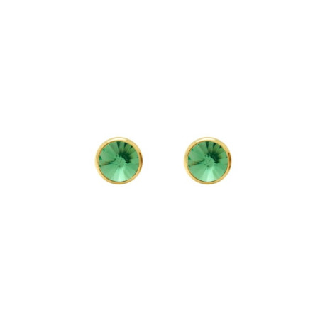 PENDIENTES BASIC PERIDOT PLATA