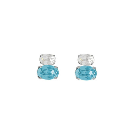 PENDIENTES BOTÓN CRISTAL