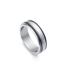 ANILLO ACERO E IP NEGRO SR FN