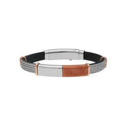PULSERA PIEL Y ACEO