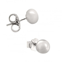 PENDIENTES PLATA PERLA CULTIVAD  7.5-8