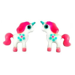 PENDIENTES PETRASUS ROSCA PLATA ESMALTE