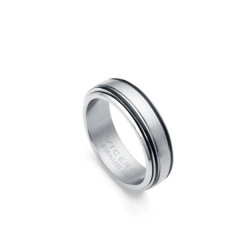 ANILLO ACERO E IP NEGRO SR FN