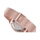 RELOJ ACERO IP ROSA BRAZALETE SRA VENICE MM