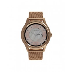 PACK RELOJ SMART ACERO IP ROSA BRAZALETE Y CORREA