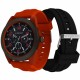 PACK RELOJ SMART ALUMINIO ROJO Y ACERO CORREA SR V